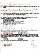 Đề kiểm tra thử Giữa học kì I môn Vật lí Lớp 10 - Đề số 07